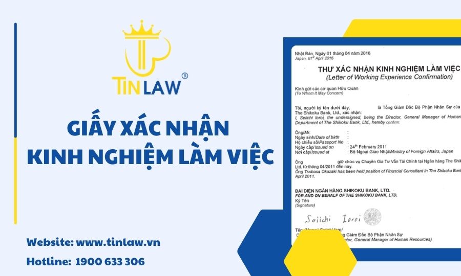 Mẫu Giấy xác nhận kinh nghiệm làm việc chuẩn nhất