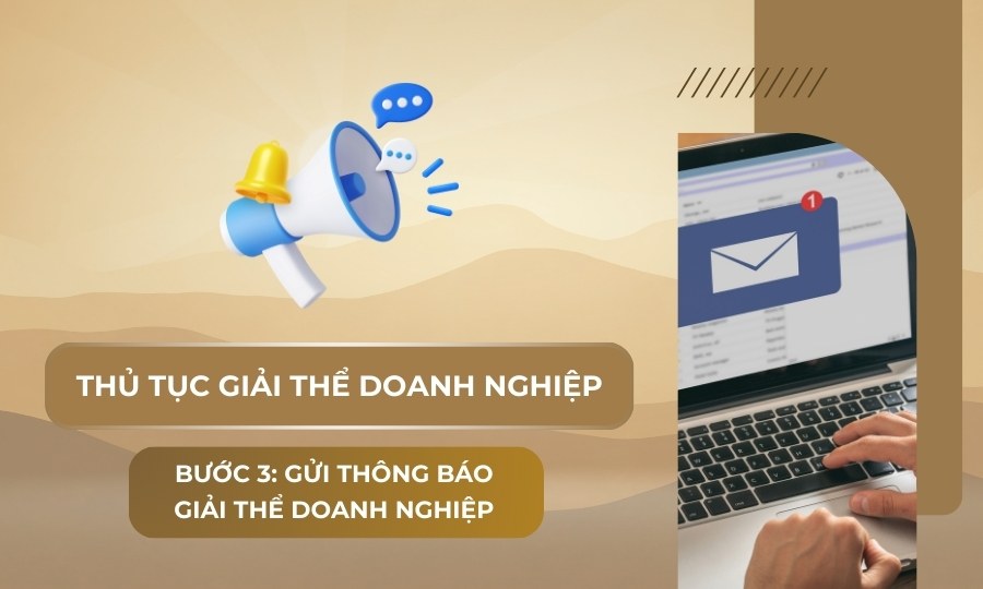 Gửi thông báo giải thể doanh nghiệp