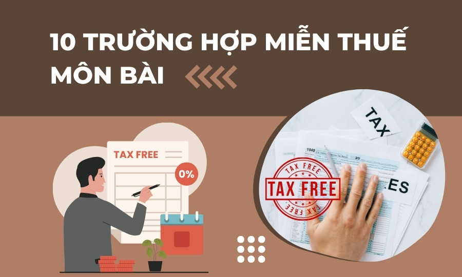 Trường hợp miễn thuế môn bài