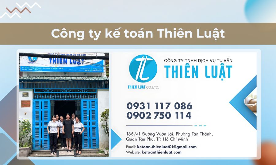 Công ty dịch vụ kế toán Thiên Luật