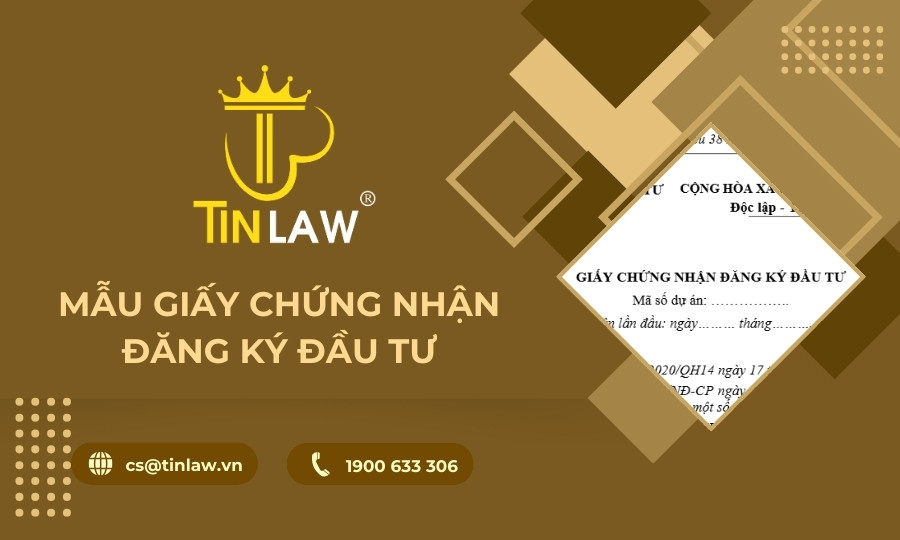 Mẫu Giấy chứng nhận đăng ký đầu tư