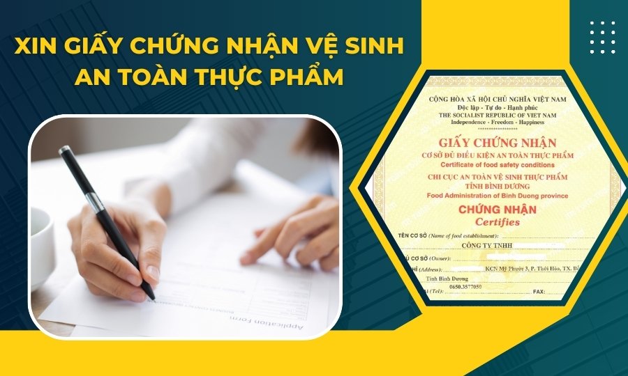 Xin Giấy chứng nhận vệ sinh an toàn thực phẩm