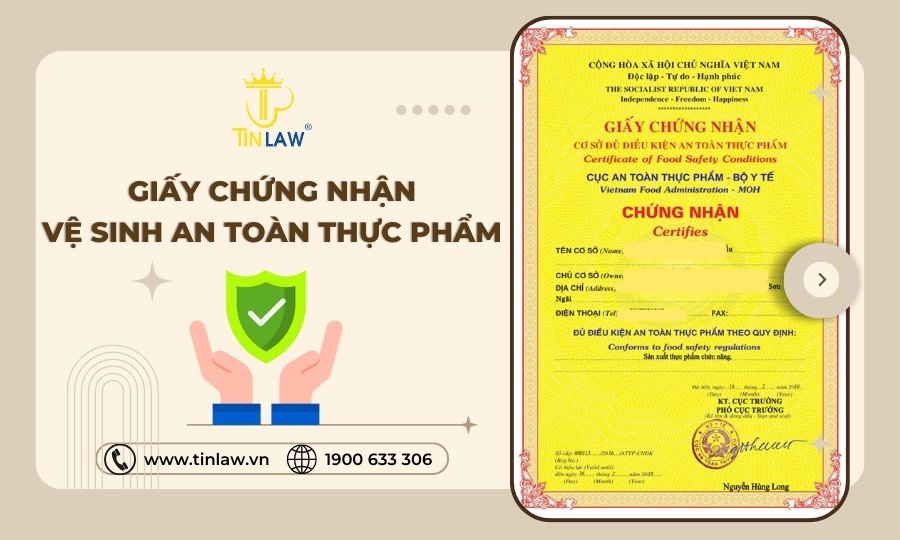 Giấy chứng nhận vệ sinh an toàn thực phẩm