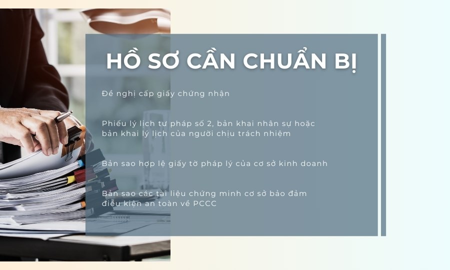 Hồ sơ xin Giấy chứng nhận đủ điều kiện an ninh, trật tự