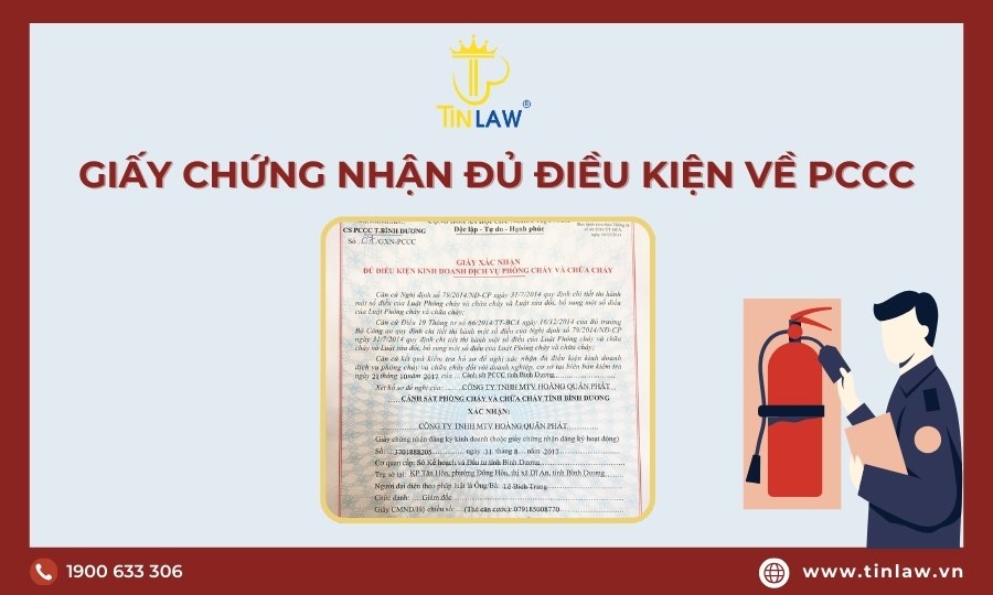 giấy chứng nhận đủ điều kiện về phòng cháy chữa cháy