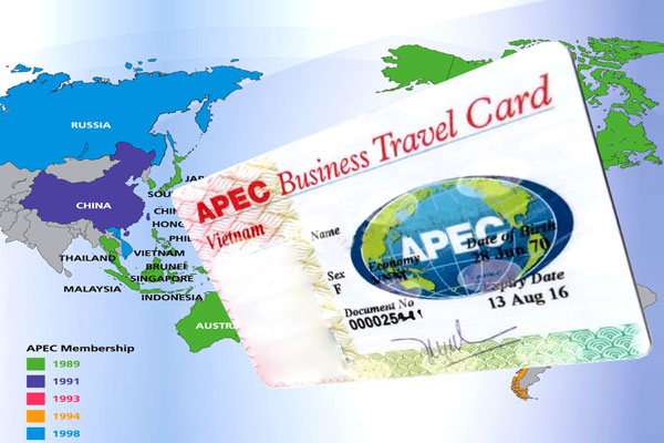 APEC cho phép doanh nhân tới bất kỳ nơi nào trong số 19 nền kinh tế thành viên APEC