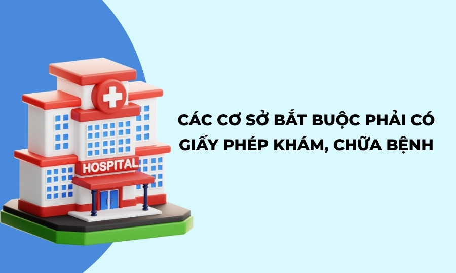 Cơ sở bắt buộc có giấy phép hoạt động khám, chữa bệnh