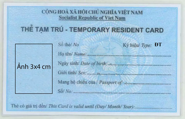 Thẻ Tạm trú ký hiệu ĐT cho người nước ngoài tại Việt Nam