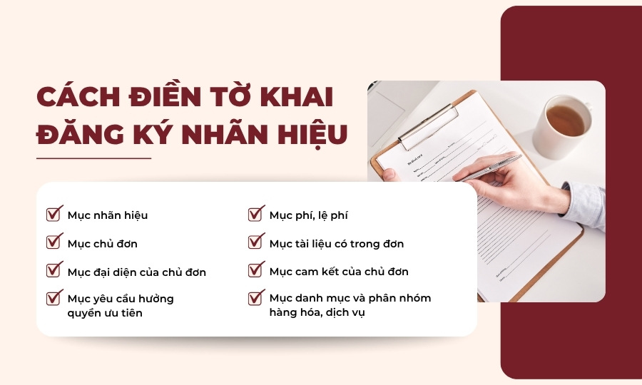 cách điền tờ khai đăng ký nhãn hiệu