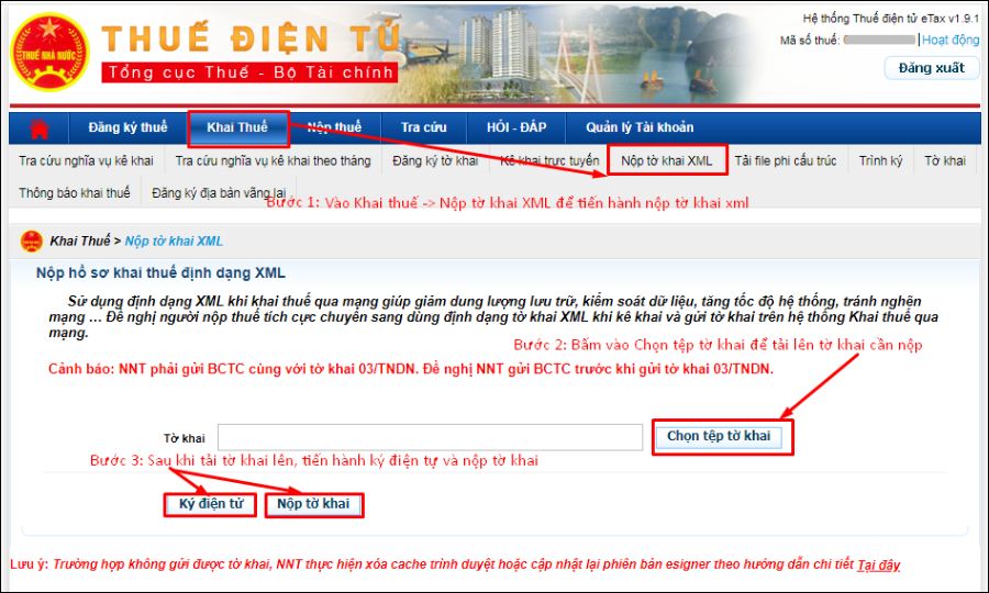 Cách lập tờ khai thuế môn bài trên HTKK