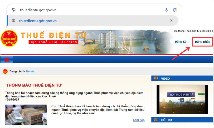 Cách lập tờ khai lệ phí môn bài online