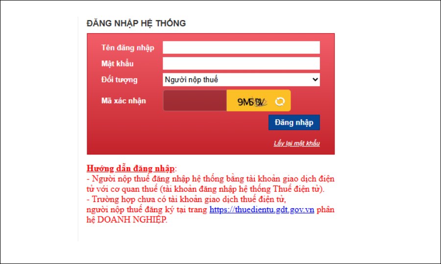 Cách lập tờ khai lệ phí môn bài online