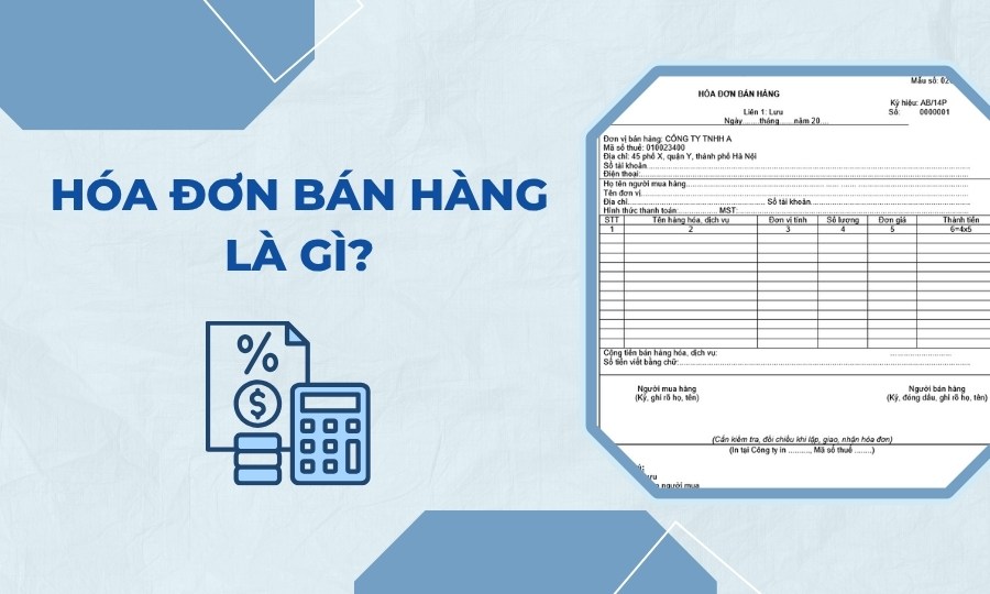 Khái niệm hóa đơn bán hàng