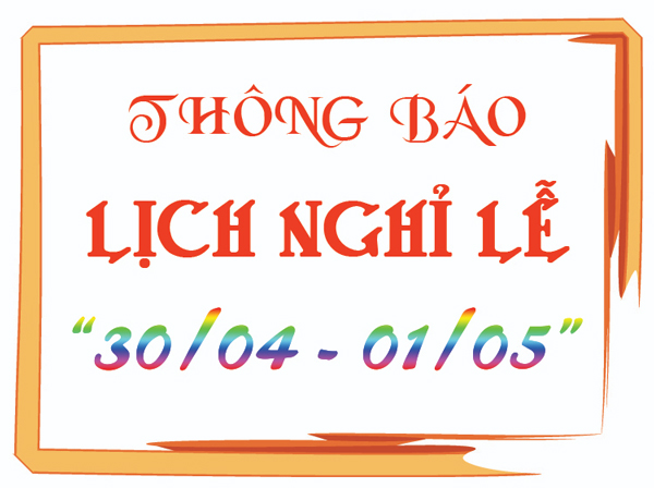 Tư vấn Luật TinLaw xin thông báo đến Quý khách hàng lịch nghỉ lễ của công ty