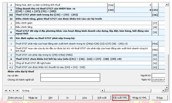 Sau đó chọn “Kết xuất XML”