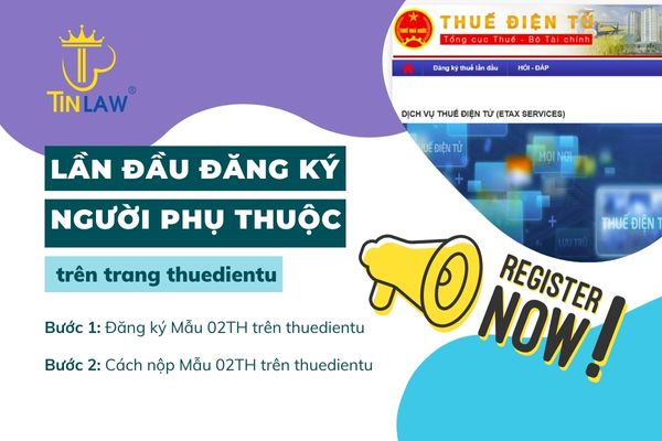 Đăng ký người phụ thuộc trên trang thuedientu