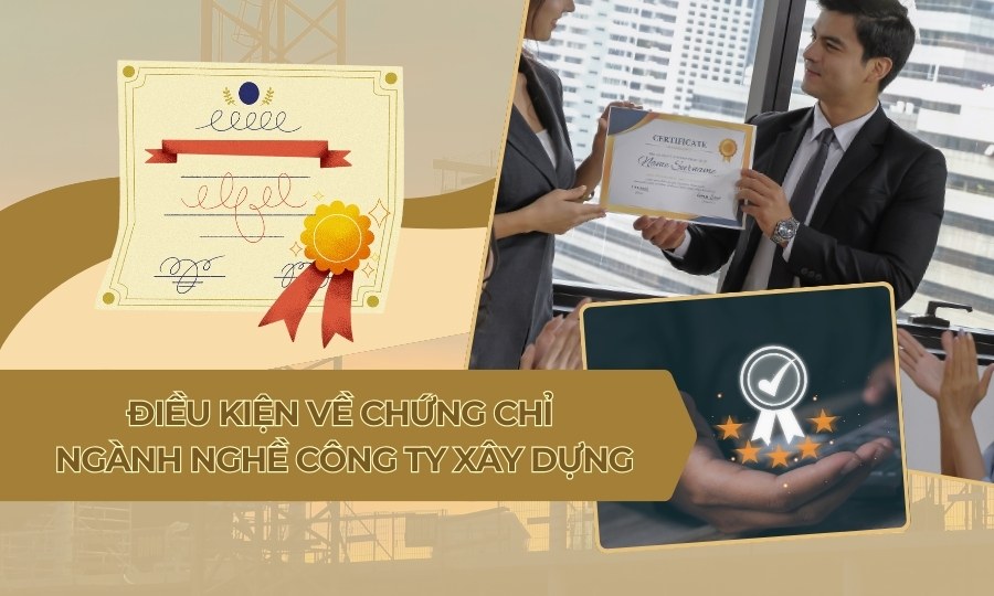 Điều kiện về chứng chỉ ngành nghề