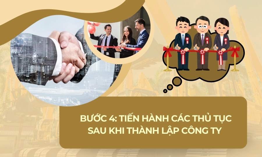 thủ tục sau khi thành lập công ty xây dựng 