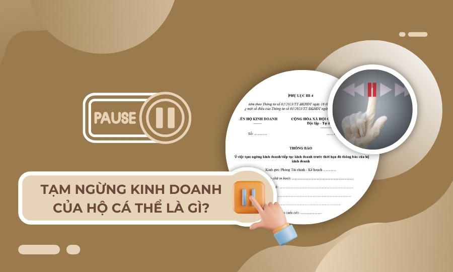 Tạm ngừng kinh doanh của hộ cá thể