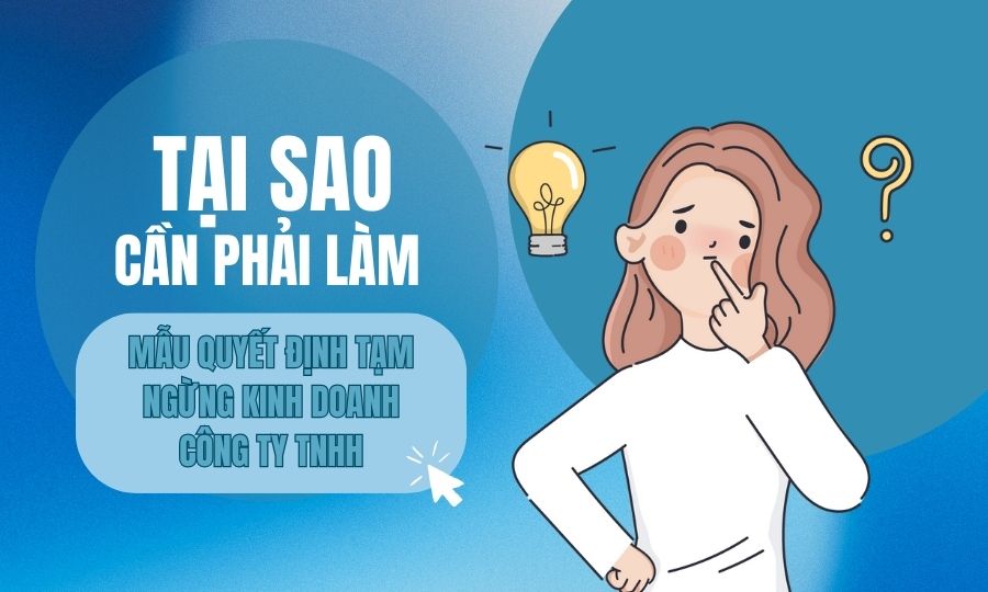 mẫu quyết định tạm ngừng kinh doanh công ty TNHH