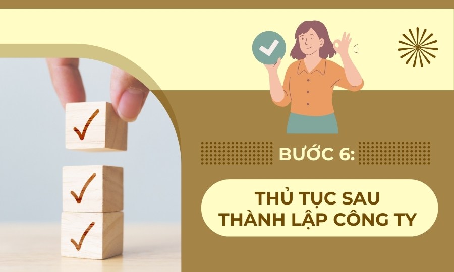 Thủ tục sau thành lập công ty