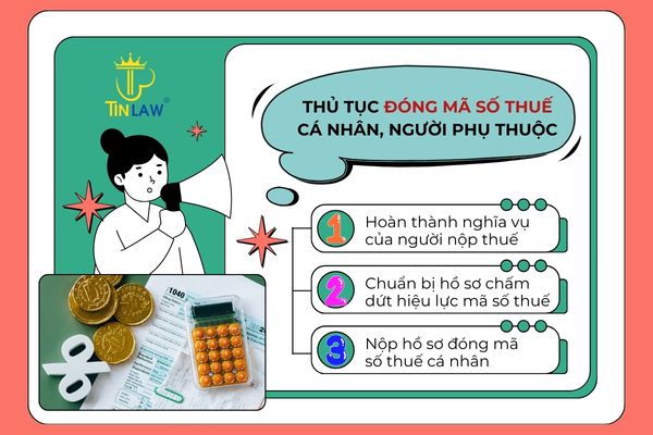 Thủ tục đóng mã số thuế cá nhân, mã số thuế người phụ thuộc