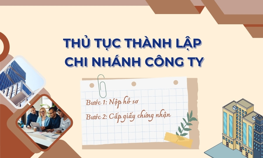 Quy trình thành lập chi nhánh công ty