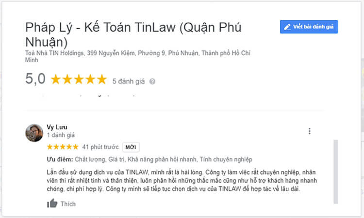 Feedback của khách hàng