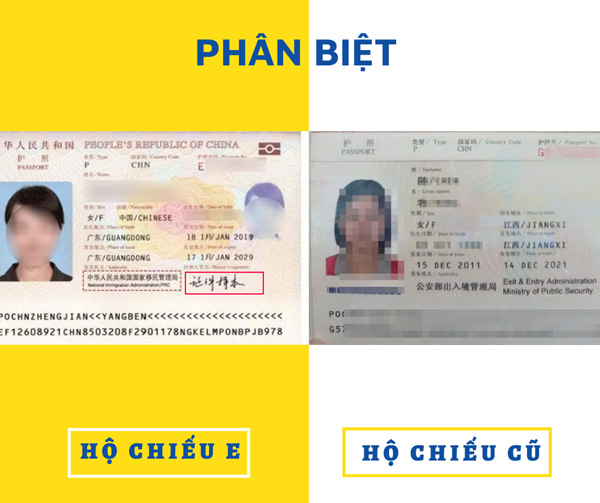 Trên hộ chiếu mới của Trung Quốc có chữ ký của người mang hộ chiếu