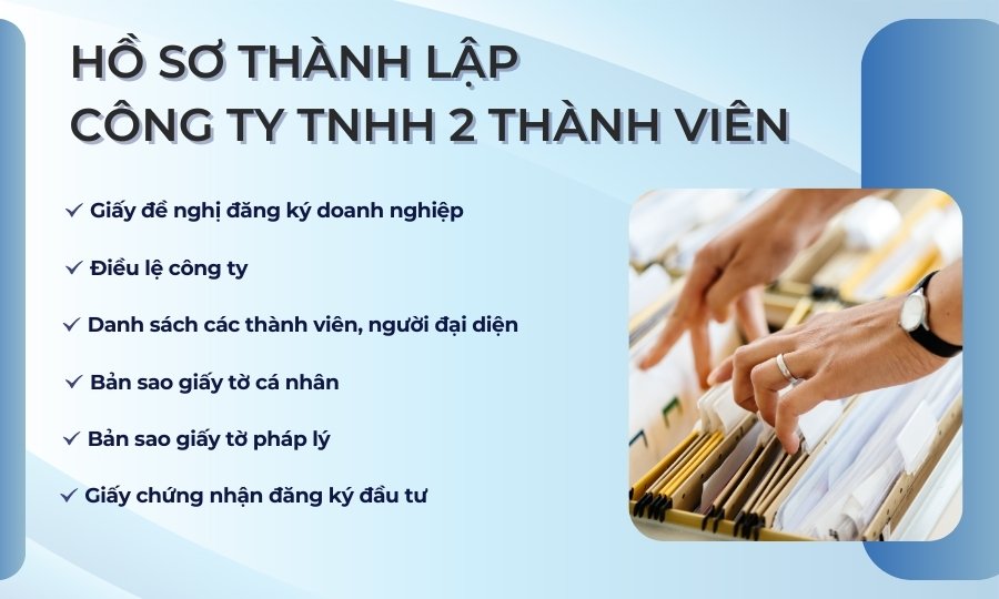 Hồ sơ thành lập công ty TNHH 2 thành viên