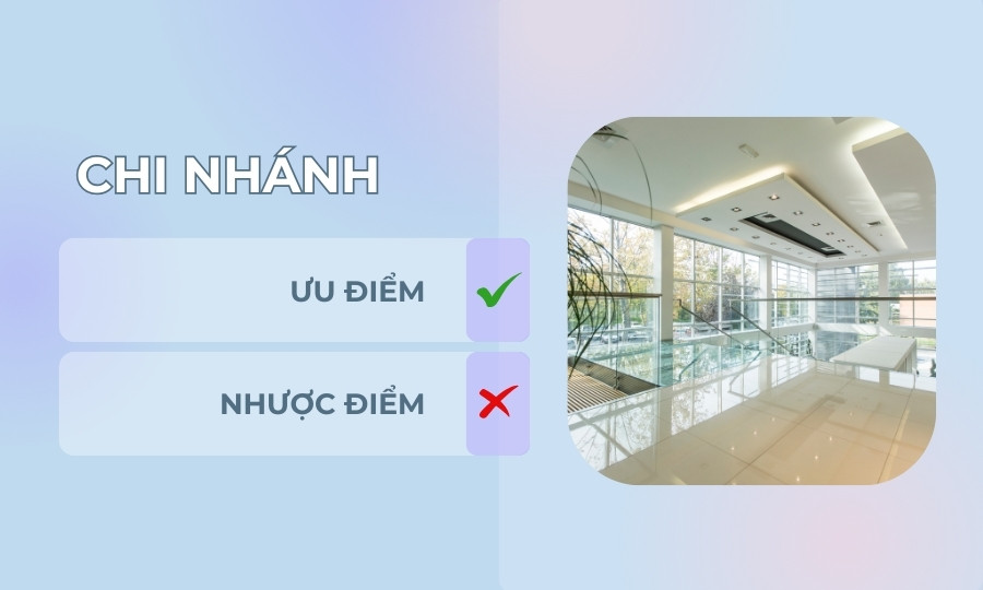 Ưu điểm, nhược điểm khi thành lập chi nhánh