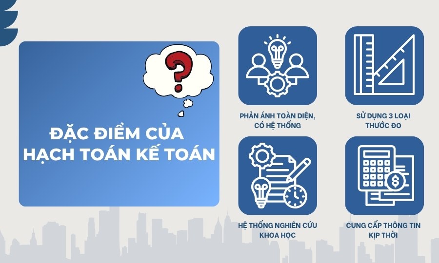 Đặc điểm của hạch toán kế toán