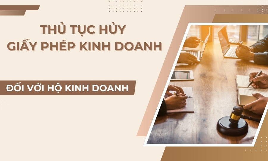 Huỷ giấy phép kinh doanh với hộ cá thể