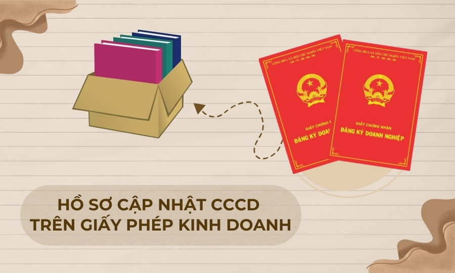 Hồ sơ cập nhật CCCD trên giấy phép kinh doanh