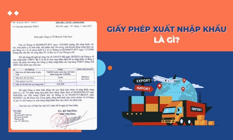 Giấy phép xuất nhập khẩu là gì