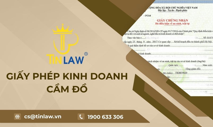 giấy phép kinh doanh cầm đồ