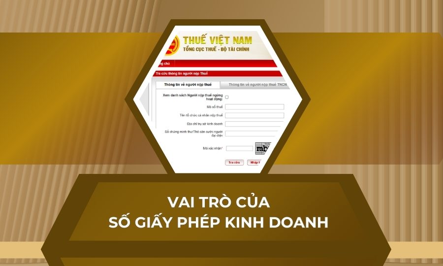 Vai trò của số giấy phép kinh doanh là gì