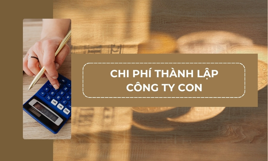 Chi phí thành lập công ty con