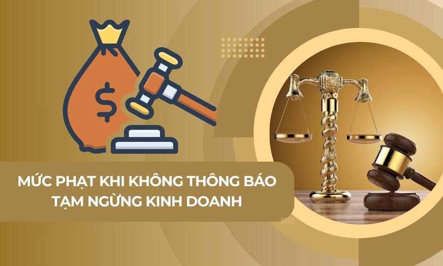 Mức xử phạt không thông báo tạm ngừng kinh doanh