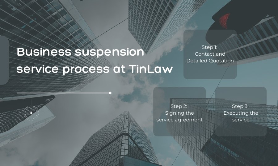 Business suspension service process at TinLaw