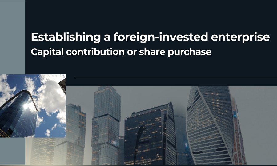 establishing a foreign-invested company