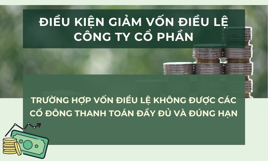 điều kiện giảm vốn điều lệ công ty cổ phần