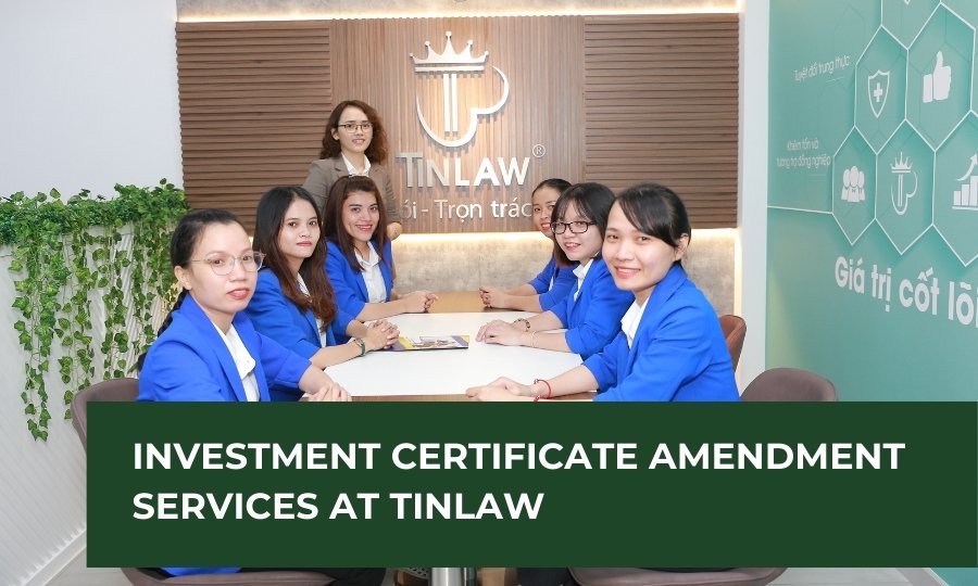 Investment Certificate amendment services