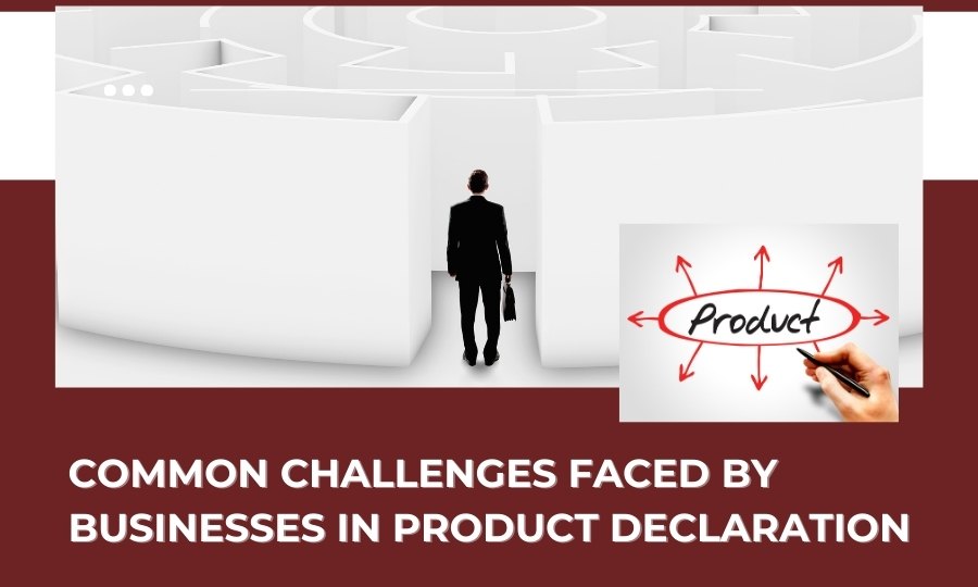 Common challenges faced by businesses in product declaration