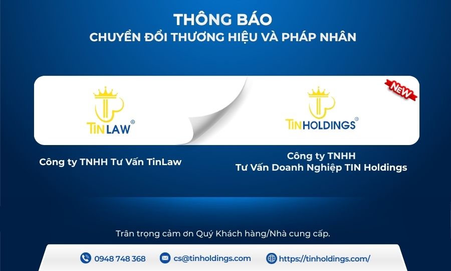 Thông báo: Chuyển đổi thương hiệu và pháp nhân