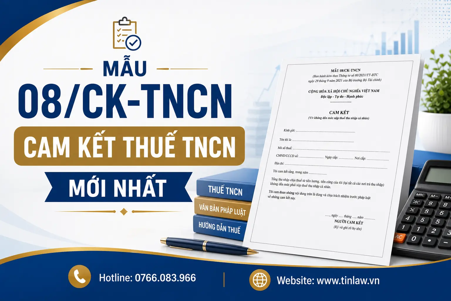 Mẫu 08/CK-TNCN cam kết thuế TNCN mới nhất 2026