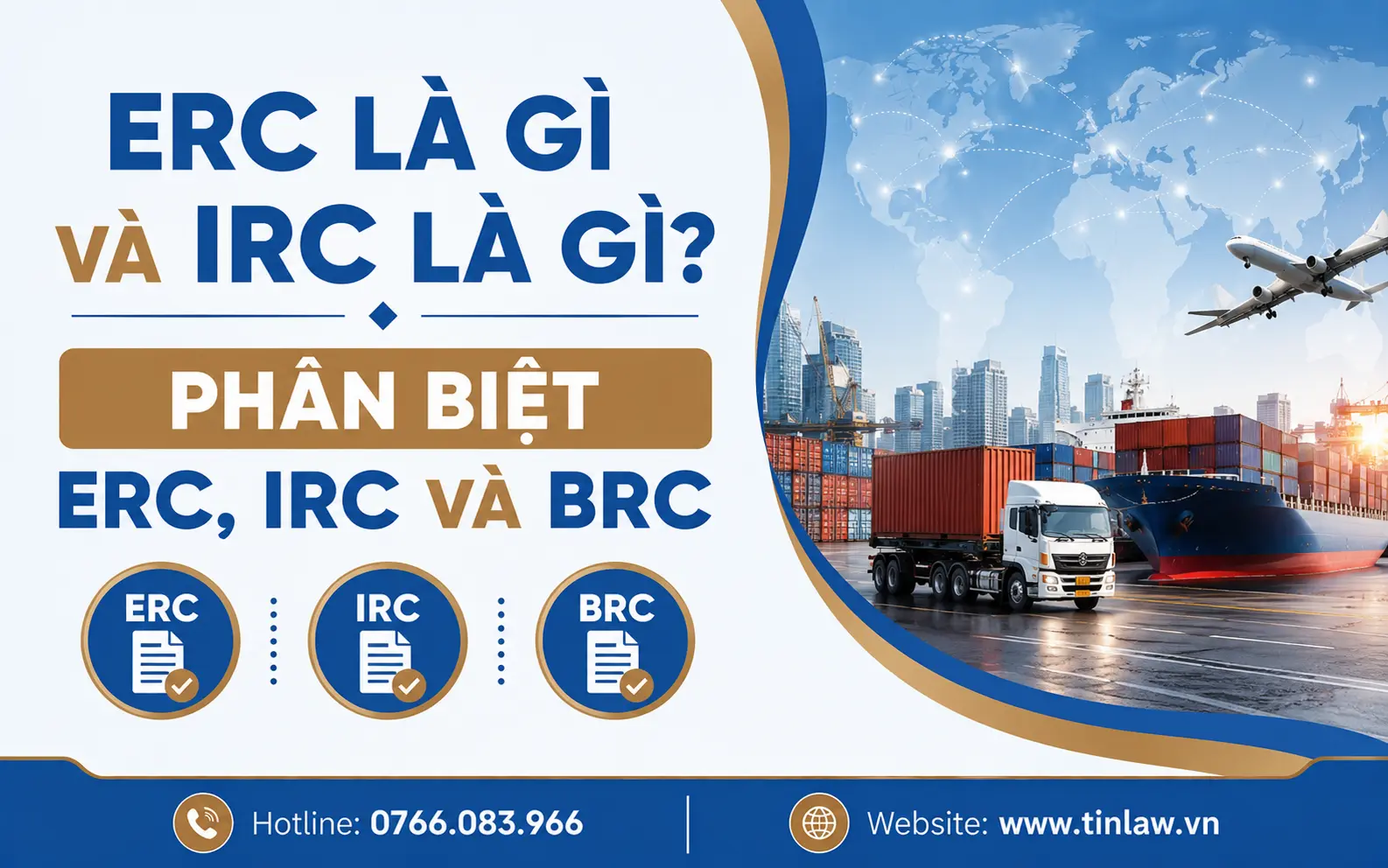 ERC là gì và IRC là gì? Phân biệt ERC, IRC và BRC