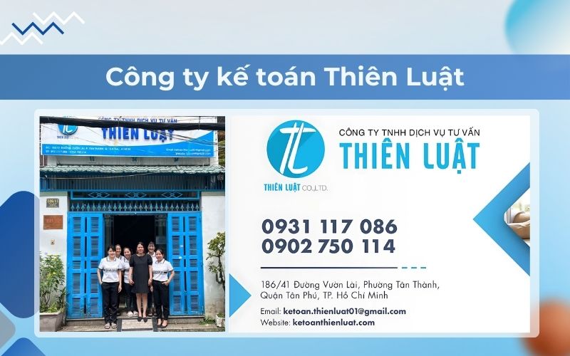 Công ty dịch vụ kế toán Thiên Luật