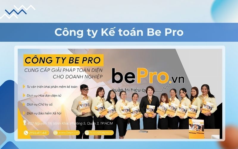 Dịch vụ kế toán TPHCM – BE PRO