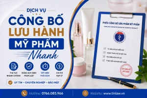 Công bố lưu hành mỹ phẩm